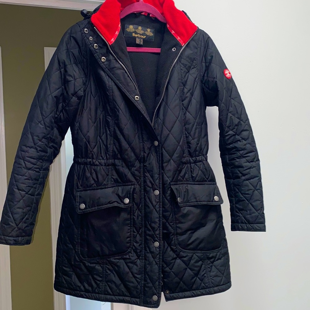 Preloved Barbour black jacket